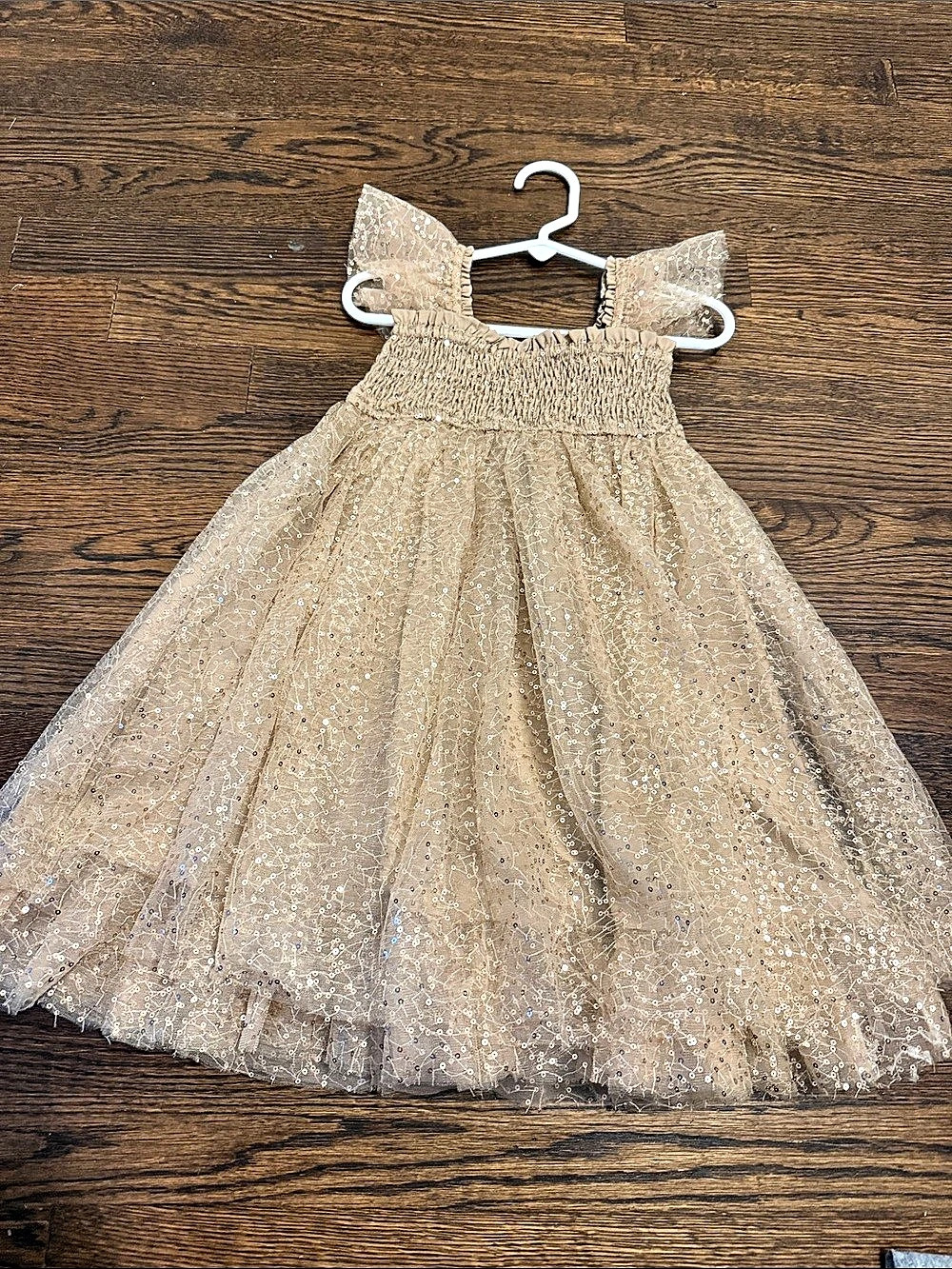 Indie Blue Juliet Dress Girls Formal Sequin Dress Size 4T